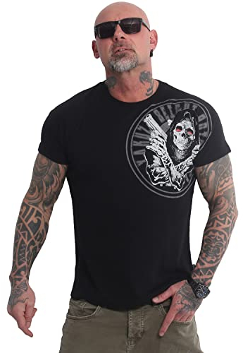 Yakuza Herren Trouble T-Shirt, Schwarz, 3XL