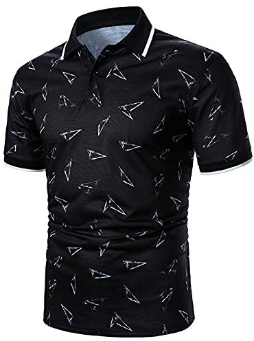 LAOLUO Polo Longue Manche Polo Manches Courtes Homme Polo uni Polo Coton Polo Taille Polo Beige Homme Polo Homme Rose Polo Bleu Ciel Homme Polo Maille Homme Polo Homme Luxe Polo Manche Longue Rugby