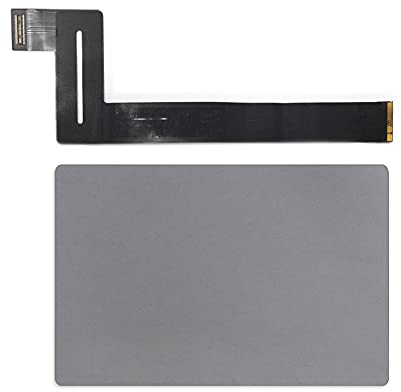 ICTION Ersatz-Trackpad-Touchpad mit Flexkabel für MacBook Pro Retina 13 Zoll A1706 Trackpad Space Grau Farbe Ende 2016 Mitte 2017
