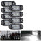 Jutta 4/8/12pc Größe Begrenzungsleuchte, 12/24V IP65 Weiß LED Seitenmarkierungsanzeiger Lampe Universal für LKW Anhänger Van Caravan LKW Auto Bus Boot (8)