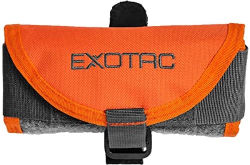 Exotac toolROLL Compact Carry Tool Storage Solution for Fire-Starting Gear, Knives, and Multi-Tools with Five Quick Access Elastic Mesh Slip Pockets and Hook and Loop Closure