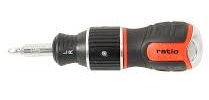 Destornillador 6 en 1 double drive ratio