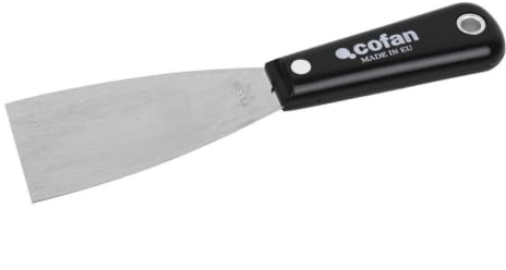 Pfannenwender aus Edelstahl mit ABS-Griff 40 mm