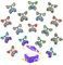 TSHAOUN 16 Piezas Mariposa Voladora mágicas, Mariposas Magic, Flying Butterfly Toy, Tarjeta Mágica Mariposa niños para Regalos de Cumpleaños, Educación Infantil, Regalos Sorpresa (Color Aleatorio)