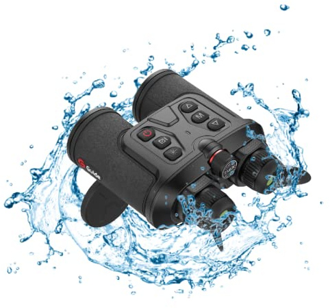 YuqiaoTime TN Series Handheld Thermal Imaging Binocular IR640*480 IP66 Six Color Palettes 1024x768 GPS Laser Ranging Thermal Vision for Hunting (TN650 IR640*480)