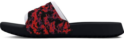 Under Armour Men's Ignite Select Slide Sandal, (002) Black/White/White, 9 UK