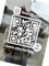QR Code und NFC – Weiße Hochleistungs-PVC-Aufkleber für Schaufenster, Fahrzeug, Theke, Messagen, Facebook, Instagram, Google, Website, Tripadvisor... 10 cm x 10 cm