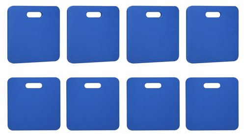 UHATa Stadion-Sitzkissen für Tribünen - Tragbares 13 Eva-Schaumstoff-Stadion-Sitzkissen - [Menge 8 - Blau]