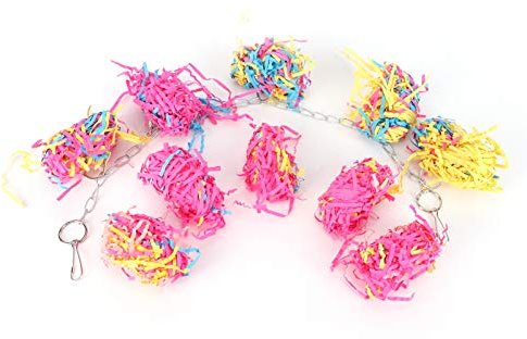 Bird Supplies Sandpapier Schnur Bunte Vogel Spielzeug Hängende Haustier Käfig Dekor Beißen Kauen Spielzeug Vogel Liefert