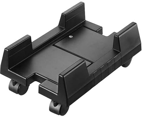 Luminexia PC-Ständer Tower Rollwagen Computer Desktop Ständer Computer-Rechner-Halterung,Breite von 15 cm bis 20 cm with Locking Caster Wheels
