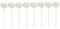 TOPBATHY 8pezzi Diffusori Fiori Artificiali Diffusore Oli Essenziali Per Decorazioni e Accessorio Per Atmosfera e Foro