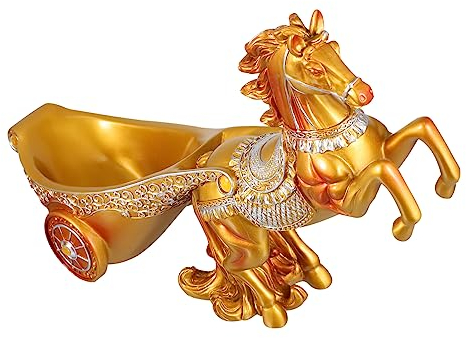 PLJKIHED wine rack,Levemolo 1 Pc Horse-Drawn Cart Wine Rack Nativity Crafts Wine Holder Animal Figurine Animal Wine Desktop Synthetic Resin Bottle Rack Stabilize