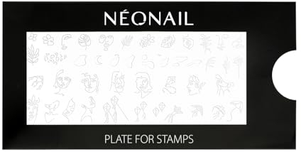 NEONAIL Stamping Plate 29 - Stamping Platte - Schablonen Platte - Nail Art - Nageldesign - Nagel Stempel Schablone - French Nails Schablone - Nagelkunst Stempel