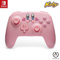Controller senza fili PowerA per Nintendo Switch - Boccone di Kirby, Rosa, Nintendo Switch modello OLED, & Switch Lite, gamepad, controller, bluetooth, comandi di movimento, licenza ufficiale