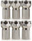 JEEUE F Plug Connectors Waterproof Micro Screw/Twist On Aerial Coaxial Cable RG6 for Satellite TV Sky NTL (Silver+)