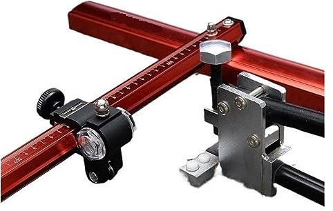 60/90/120CM Glass Brick Push Knife Tile Hole Opener Rock Plate Cutting Tools Ceramic Cutter Roller Type Opening Tool for DIY Enthusiasts(90cm 1 Cutter Wheel)