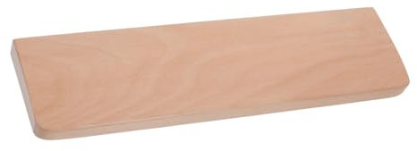 SHOWERORO Wood Keyboard Handballenauflage Aus Buchenholz Mit Antirutsch-pads Für Ergonomischen Komfort Beim Tippen Für Büro Gaming Und Laptop-nutzung