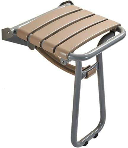 OZLMBERN Badezimmer-Klappstuhl für ältere Menschen mit Beinen, Duschstuhl, Klappstuhl, Duschwandhocker, Schuhwechselhocker