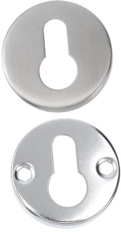 jojofuny 2sets Copri Serratura Per Porta in Acciaio Inox Spazzolato Protezione Core Serratura Accessori Per Casa Coperture Protettive Per Cilindro