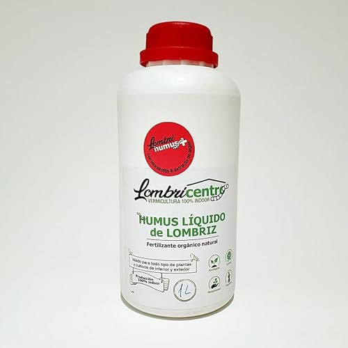 LOMBRICENTRO 1 litro de humus de lombriz líquido plus. Enriquecido
