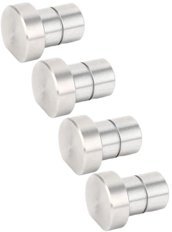 SIXRUN Edelstahl Workbench Bank Hunde Stabiler Nicht -Slip Zum Klemmen und Fixieren auf Holzbearbeitungstischen für Heimwerke 3/4in 4pcs