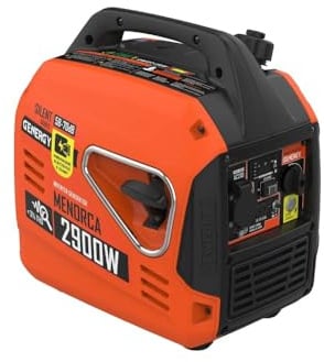 GENERGY Menorca 2900 Watt Stromerzeuger Benzin Inverter, Funkfernbedienung, reine Sinus Kurve, 4,5L Tank, super leise 58dB (A) 7m, Campinggenerator, Notstrom, Stromgenerator