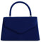 fi9 Damen-Handtasche im Retro-Stil, Veloursleder, für Hochzeit, Party, Abschlussball, Abendveranstaltung, Clutch, Handtasche (Dunkelblau)