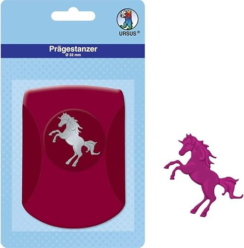 URSUS 196700100 Shape Craft Punch Stanzer, Violett, Papier, 240 g/m², 32 mm, 1 Stück