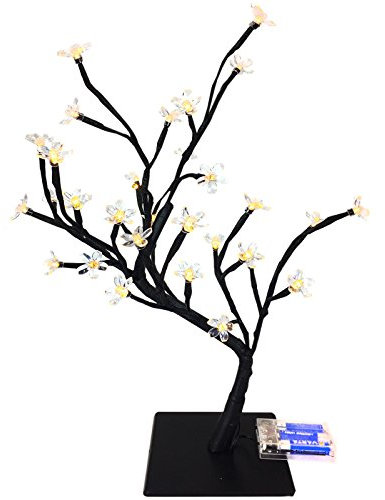 Cherry Blossom Bonsai Style Tree Lamp