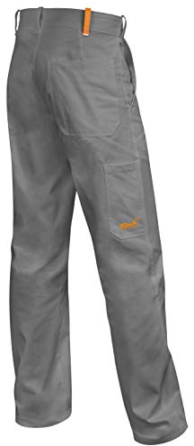 strongAnt Herren Arbeitshose Essen Bundhose Premium Qualität 100% Baumwolle 260 gr - leicht & atmungsaktiv - Farbe: Grau. Größe: 46