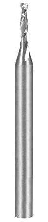 sourcingmap 1/8 Shank 1.5mm x 6mm Carbide End Mill CNC Router Bits 2 Flute Milling Bit for Acrylic PVC MDF Wood