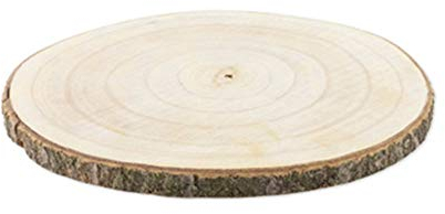artifêtes Centre De Table rondin Bois Naturel 30 cm