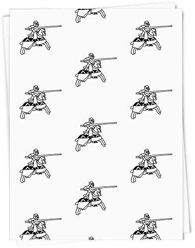 5 x A1 'Springender Ritter' Geschenkverpackung/Papierrolle (GI00009942)