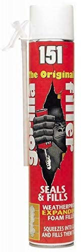 GORILLA FILLER GLUE EXPANDING FOAM MULTI PURPOSE FILLER STRONG WATERPROOF (750ml)