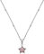 Prinzessin Lillifee Silber Mädchen Kinder Halskette mit rosa Stern-Anhänger, Kommt in Schmuck Geschenk Box