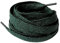 BupiMufi Cordones planos de 9-10 mm de ancho con purpurina [ de material mejorado] resistentes a la rotura metálicos brillantes cordones de zapatos con diseño Bling, verde oscuro, 120