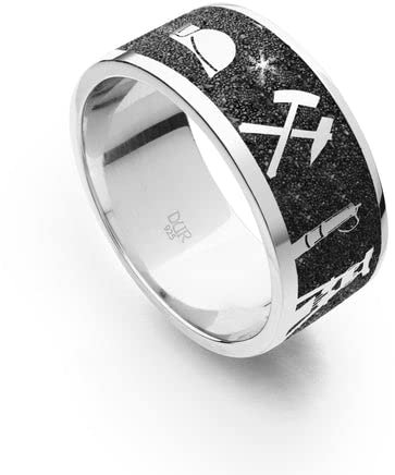 DUR Schmuck: RingPott mit Lavasand R4785 RingSize 52 (16.6)