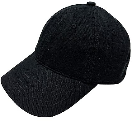 J26 Unisex Snapback Sommer Summer Cap Kappe Starter Basecap Mütze Trucker Cap Cotton Baumwolle verstellbar (Schwarz)