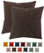 SONIT - Kissenbezug 60x60 cm - Sofa Kissen, Deko Kissenbezüge für Wohnzimmer und Schlafzimmer - 2er-Set - Made in Italy - Braun