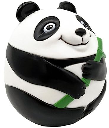 Abaodam panda tumbler animal weeble wobble toys stuffed animals for kids Blow Up Toy poly animal toy tumble leaf toys sitting sculpture travel inflatable Vinyl household products