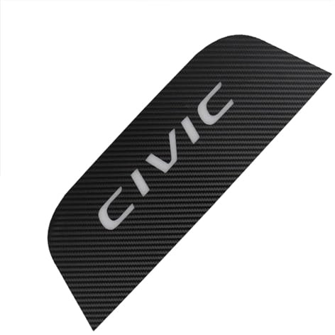 Auto Bremslicht Aufkleber für Hon-da Civic 10 10th Gen 2019-2023, Kohlefaser Kofferraum-RüCklicht Aufkleber Bremslicht-Aufkleber Styling-ZubehöR