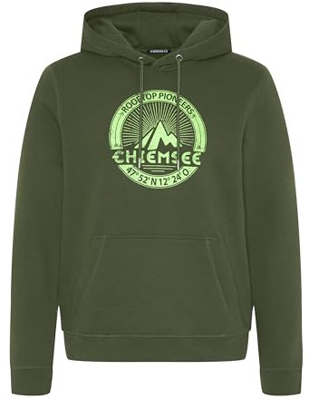 Chiemsee Hoodie mit Label-Mountain-Motiv