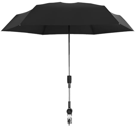 Parapluie à clipser pour poussette, parapluie pour poussette de bébé | Parapluie de Poussette Pare-Sole de Poussette réglable à 360 ° - Parasol pour poussette UPF 50+, parasol à clipser pour