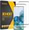 JEHOO 2 Pièces pour Samsung Galaxy S20 Verre Trempé, Compatible avec Lecteur d’Empreinte, Sans Bulles, Dureté 9H, Antichoc Anti Rayure Vitre Film de Protection Écran pour S20