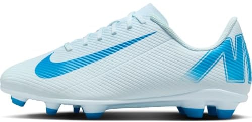 NIKE JR Vapor 16 Club FG/MG, Sneaker, Glacier Blue/Black, 35 EU