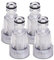 BOPRKTM 4 Pezzi Filtro Dell'Acqua Filtro per L'Acqua per Idropulitrice Filtro Ingresso Acqua Idropulitrice Filtro Idropulitrice Filtro Acqua per Inserto per Più le Idropulitrici ad Alta Pressione