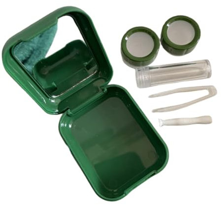 SEWOART Box Cute Travel Case Small Holder for Contacts Lens Organizer Storage Box for Daily Use