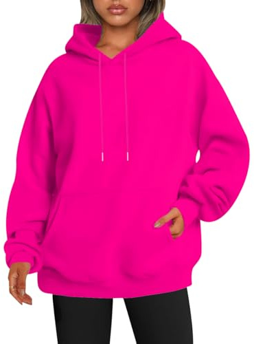 HAXNOHEY Sweat Oversize Femme Pull a Capuche Femme Hoodie Sweats à Capuche Femme Sweatshirts Grande Taille Sweatshirt Femme Sweat-Shirt Femme Pullover Ample Manche Longue Femme Pull-Over Femme Sport