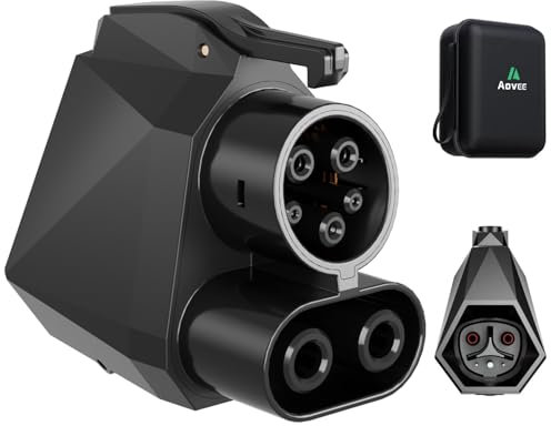 NACS auf CCS1 Supercharging Adapter, 500 A, 250 kW, EV-Ladestecker für Tesla V3/V4 DC Supercharger Stationen, kompatibel mit Ford, GM, Rivian, Volvo und Polestar Evs