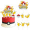 7 Stück Tortendeko Geburtstag,3 Jahre Acryl Happy Birthday Kuchen Deko,Kuchenaufsatz,Muffin Geburtstag Deko,Cupcake Topper,Cake Decoration für Junge Mädchen Themen Kindergeburtstag Party